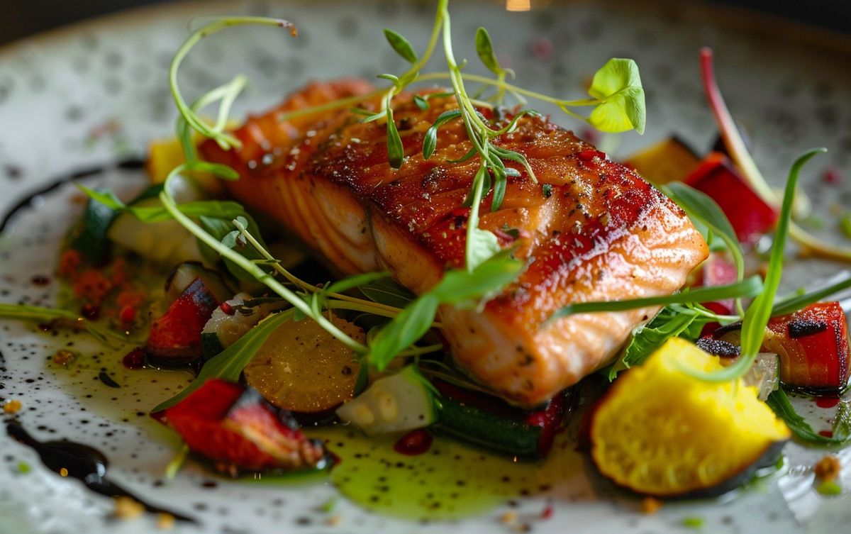 Este plato es saludable y muy fino.