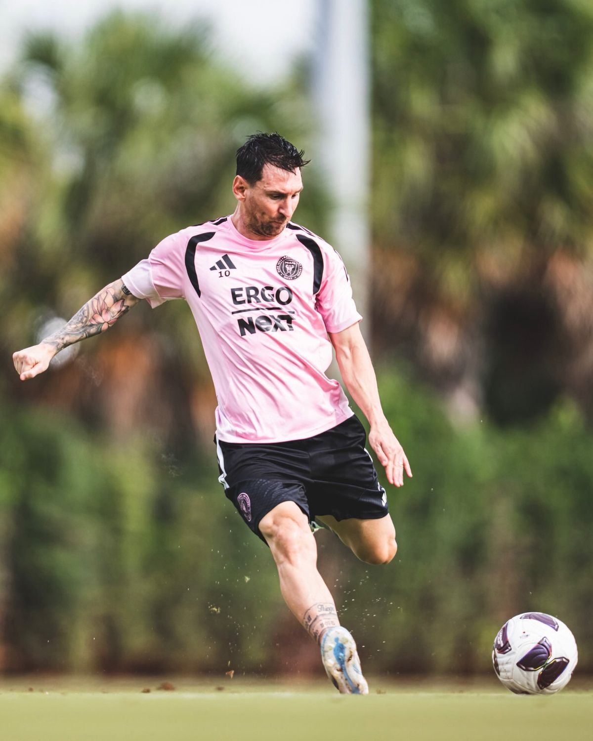 Messi se prepara para estrenarse en la Leagues Cup con el Inter Miami. 