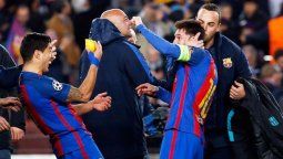 Esta imagen es lo más: el insólito amuleto que usaron Suárez y Messi