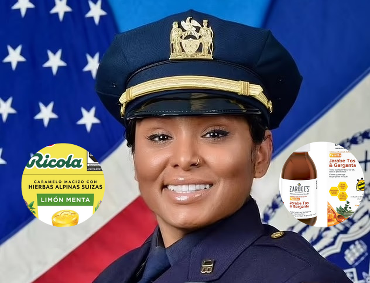 La policía de Nueva York robó dos medicamentos para la tos.