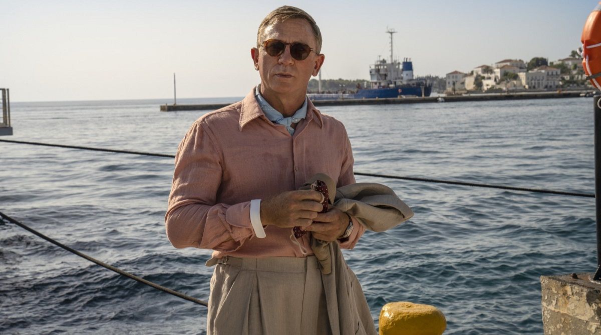 Daniel Craig interpreta a Benoît Blanc en la película de suspenso de Netflix.