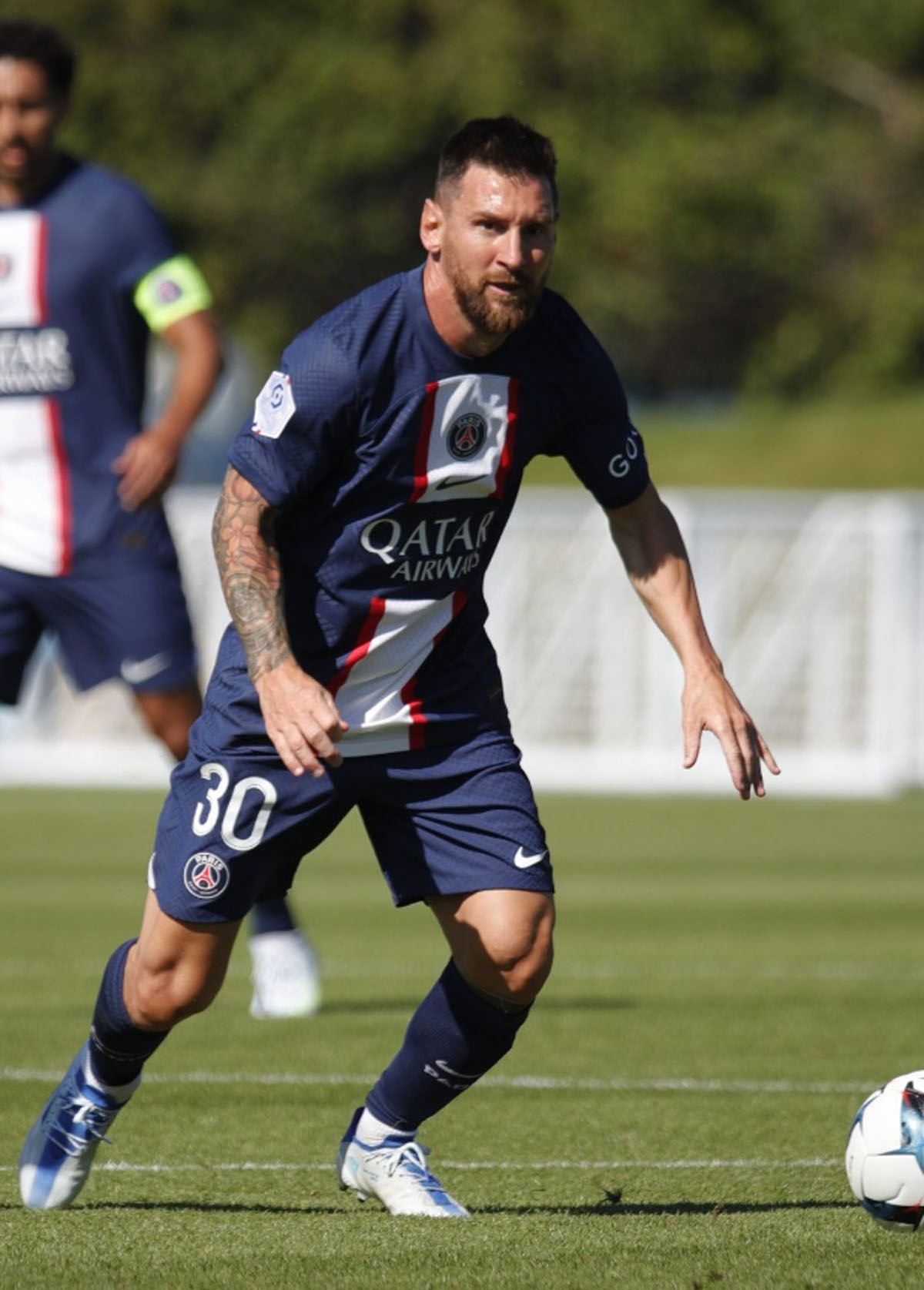 Lionel Messi tuvo sus primeros minutos de fútbol en el PSG