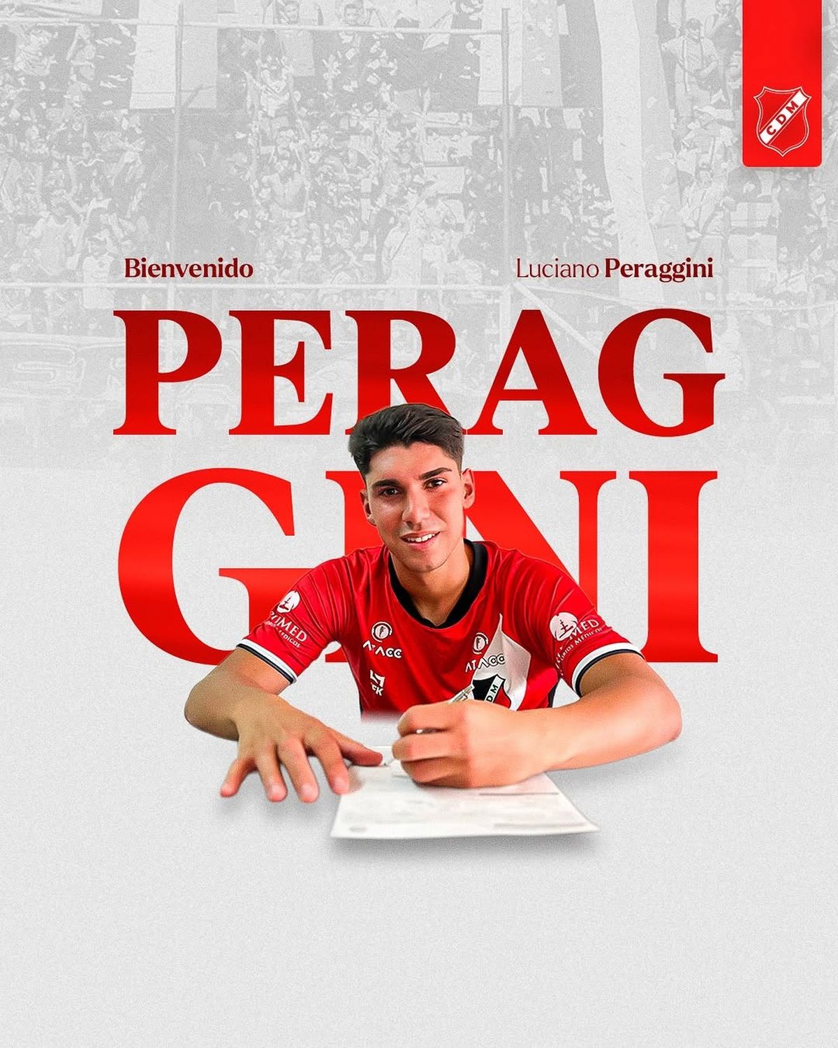 Luciano Peraggini es la nueva incorporación del Deportivo Maipú. 