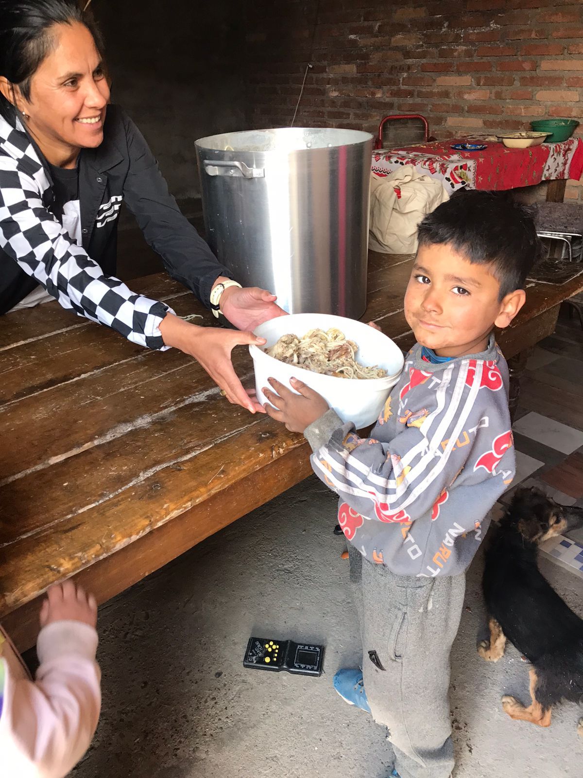 La imagen de todos los días en el merendero de La imagen de todos los días en el merendero de