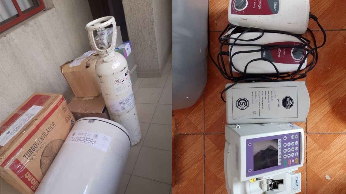 Algunos de los elementos secuestrados a la pareja acusada de falsificar firmas para cobrar prestaciones inexistentes. Algunos de los elementos secuestrados a la pareja acusada de falsificar firmas para cobrar prestaciones inexistentes.