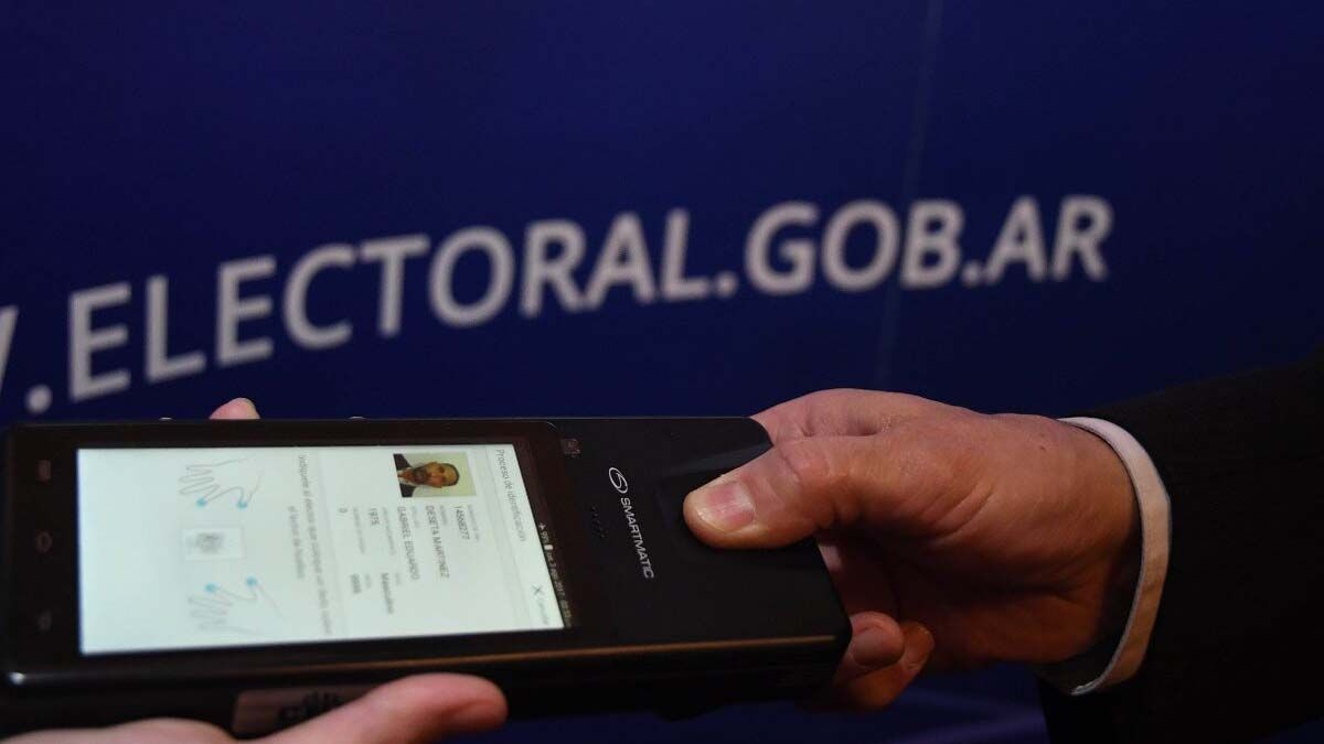 PASO 2023: Mendoza será prueba piloto con varios identificadores de identidad con huellas digitales