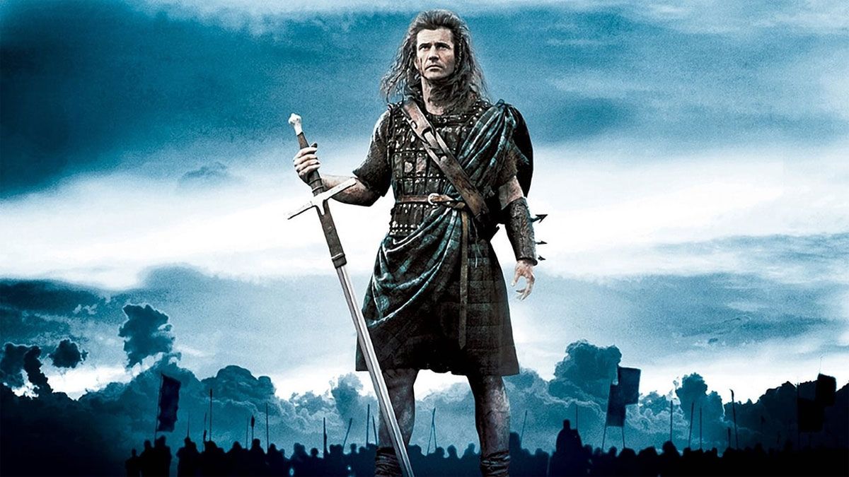 Mel Gibson interpreta a William Wallace en esta clásica película de Disney.