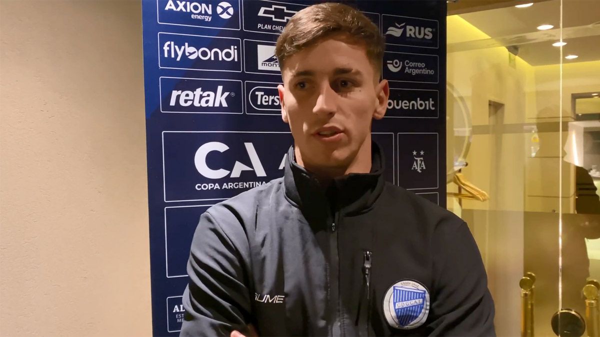 Tadeo Allende está muy a gusto en Godoy Cruz.