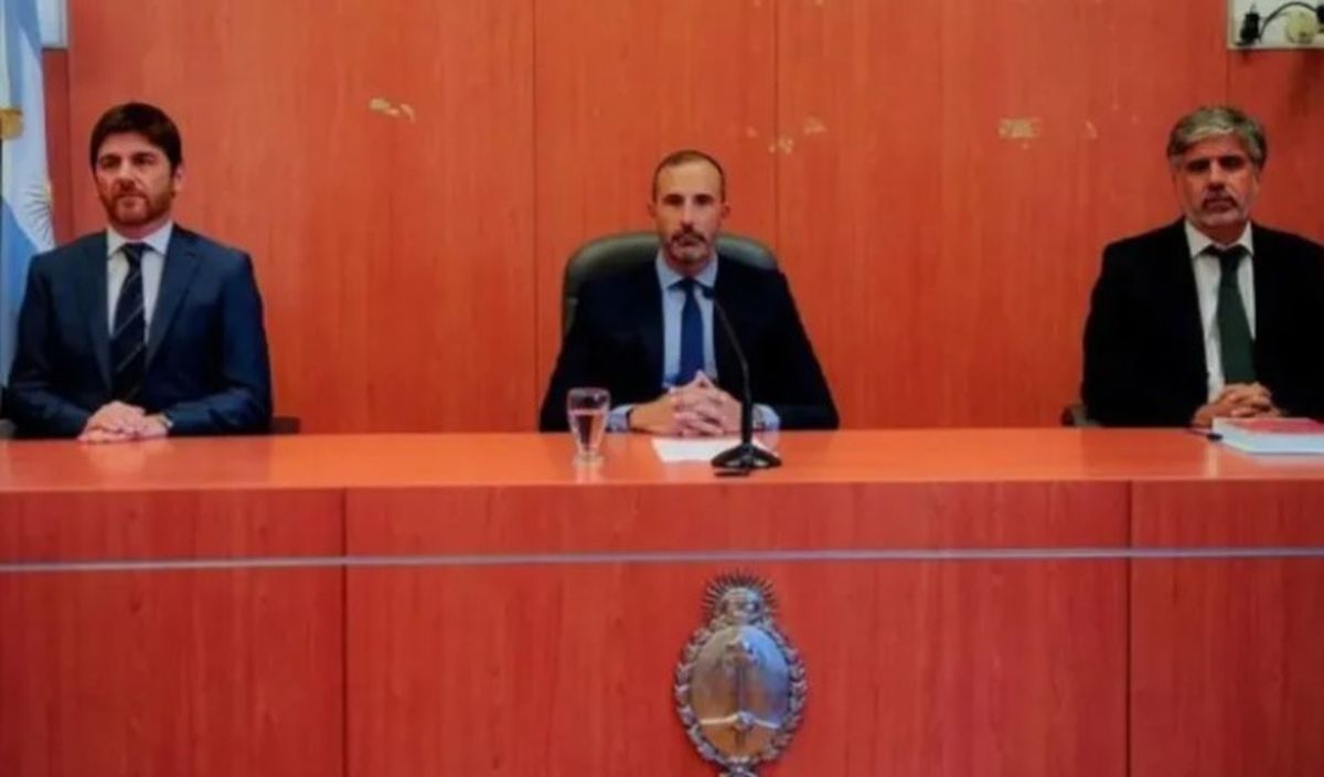 Los jueces Rodrigo Giménez Uriburu, Jorge Gorini y Andrés Basso.