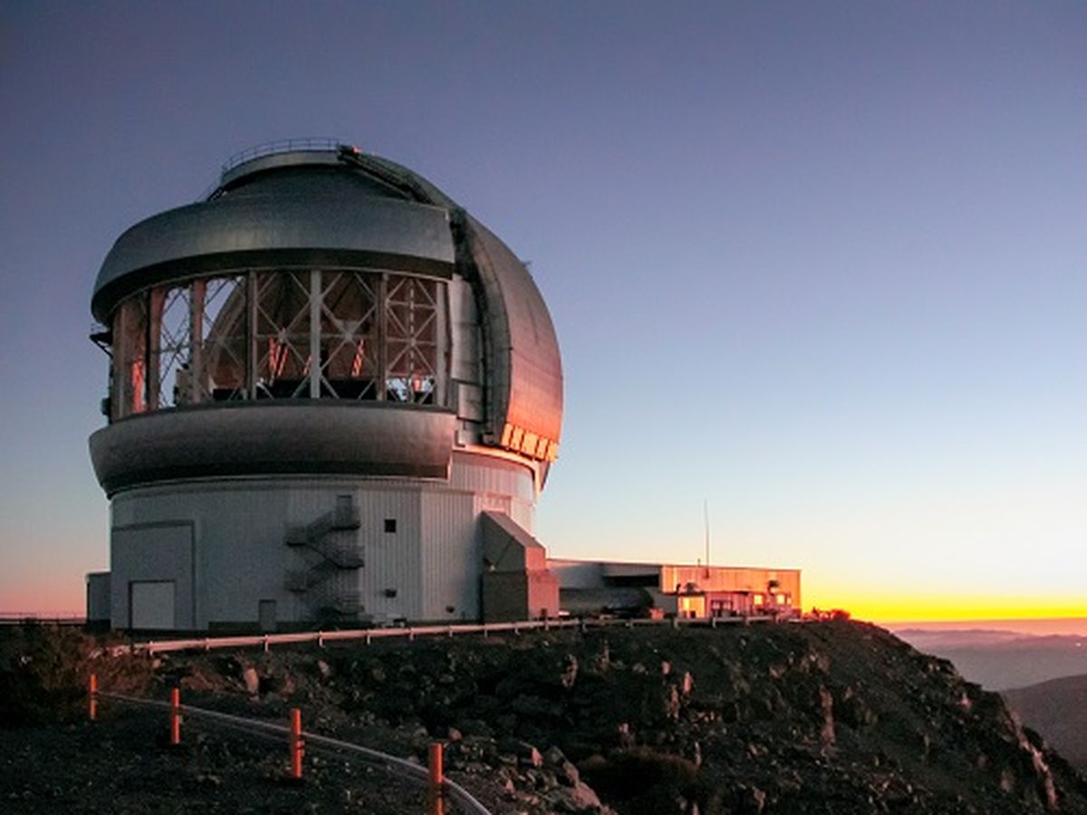 Vista de la cúpula del telescopio en el observatorio Gemini, utilizado en la investigacion.