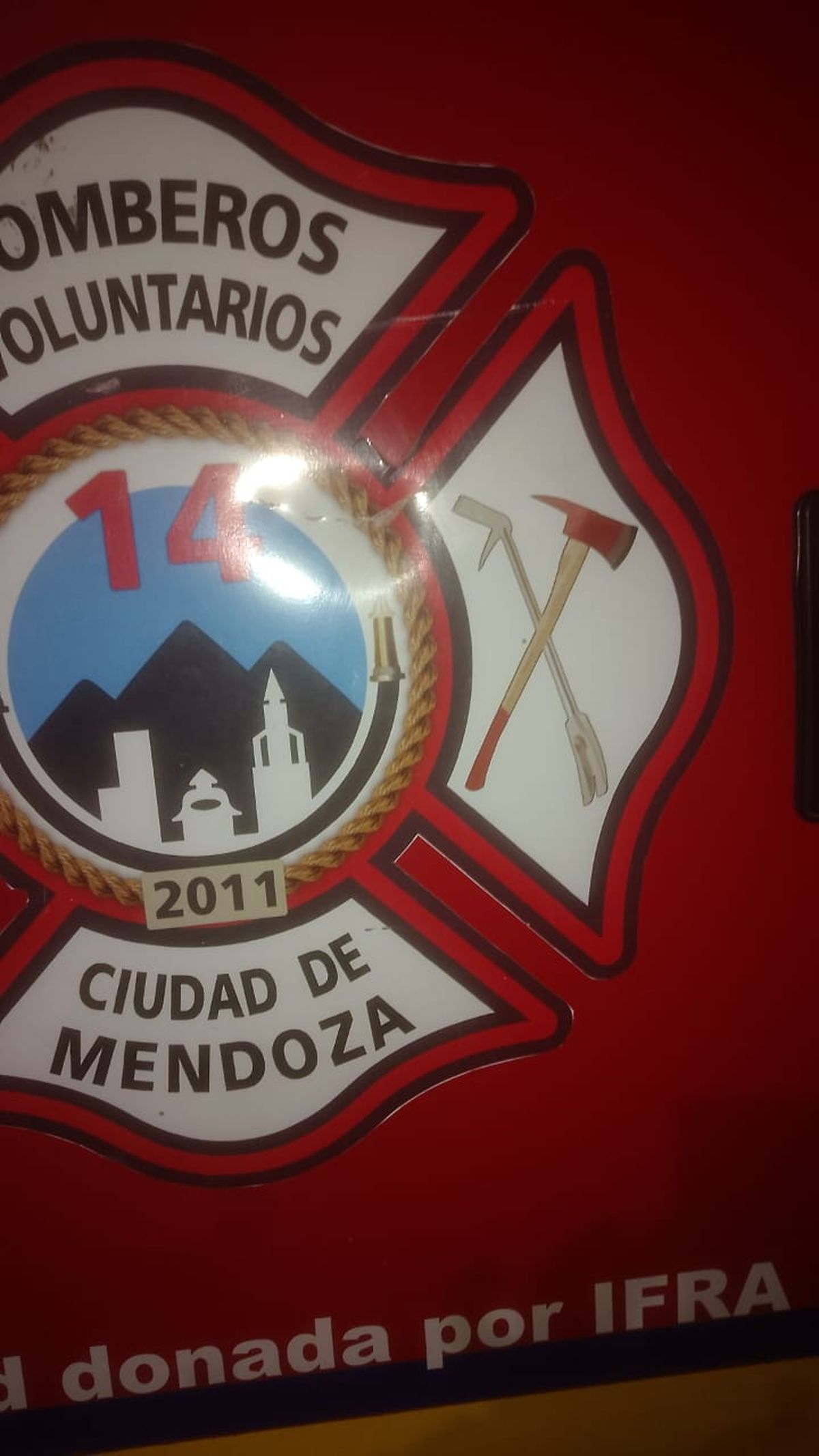 Este no fue el primer ataque que recibieron los bomberos durante el mes de agosto. Foto: Bomberos voluntarios de Ciudad de Mendoza Este no fue el primer ataque que recibieron los bomberos durante el mes de agosto. Foto: Bomberos voluntarios de Ciudad de Mendoza