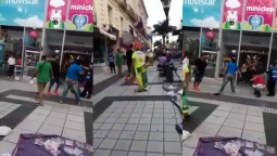 Paraná: Inició una pelea callejera pero tuvo un inconveniente y no pudo seguir