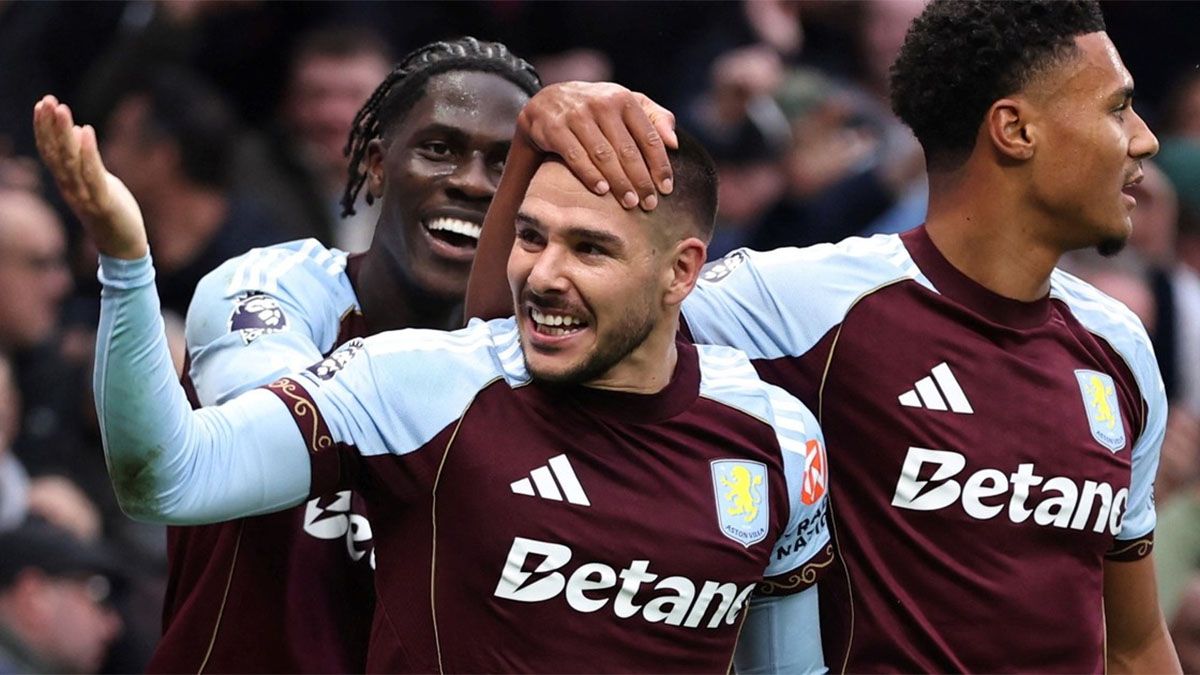 Buendía marcó un gol fundamental en el triunfazo del Aston Villa sobre el Tottenham