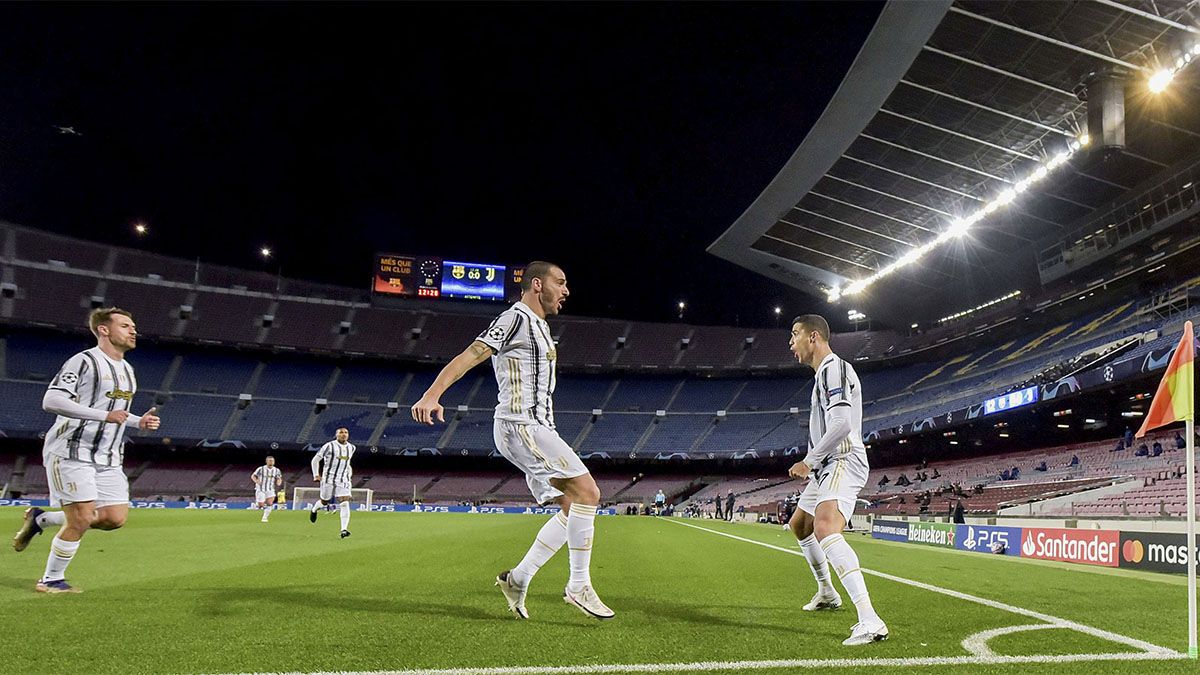 Juventus goleó 3-0 al Barcelona, con dos de Cristiano Ronaldo