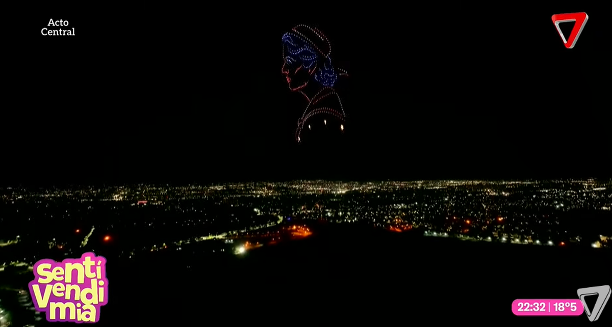 Así se vio desde la transmisión de Canal 7. Así se vio desde la transmisión de Canal 7.