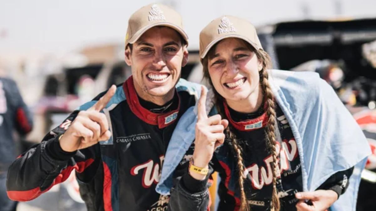 Nicolás Cavigliasso y Valentina Pertegarini se consagraron campeones de la categoría Challenger del Dakar.