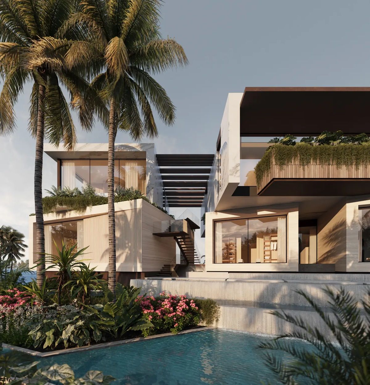 La casa tiene comodidades de lujo, una sala de cine y un museo del automóvil. La casa tiene comodidades de lujo, una sala de cine y un museo del automóvil.