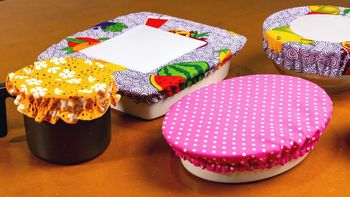 Con un pedazo de tela y un DIY: cómo coser tapas ajustables para fuentes y recipientes Con un pedazo de tela y un DIY: cómo coser tapas ajustables para fuentes y recipientes
