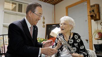 El jefe de ONU visitó a su 