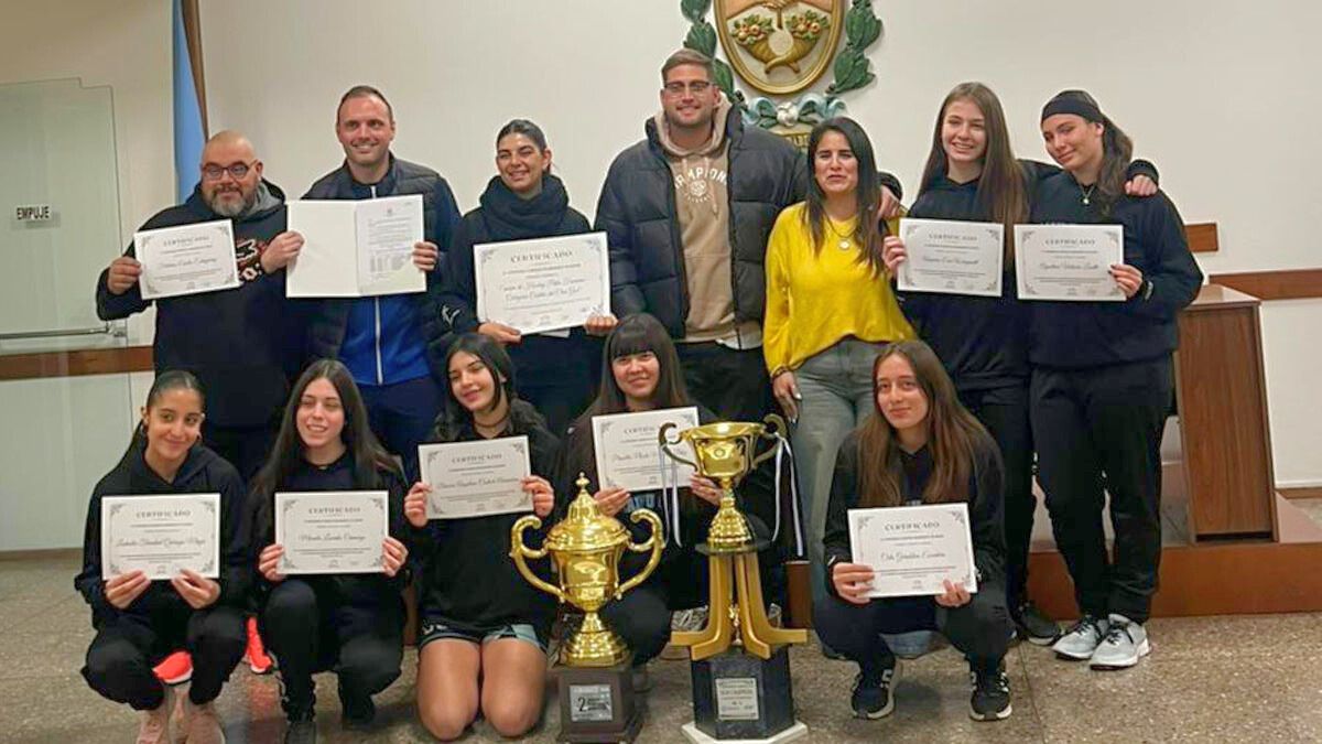 Las chicas de Giol se destacaron en el Campeonato Argentino de cadete de hockey sobre patines.