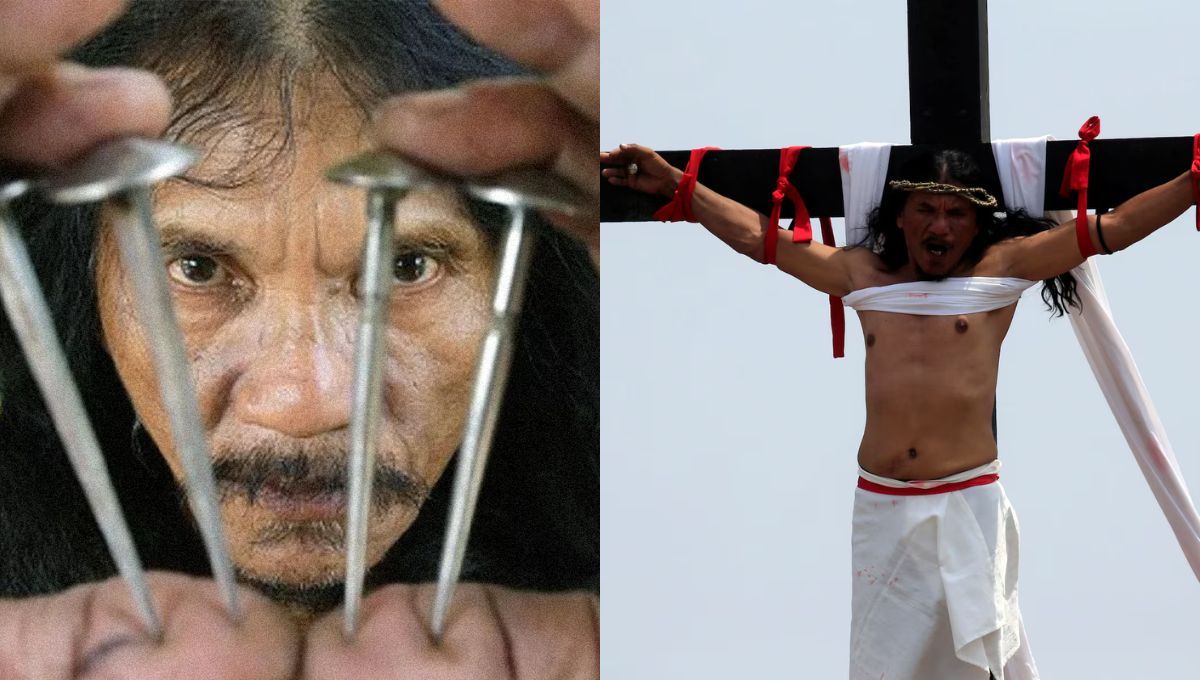 Lo crucificaron 36 veces en Semana Santa: el Jesucristo filipino que en 2025 decidió retirarse