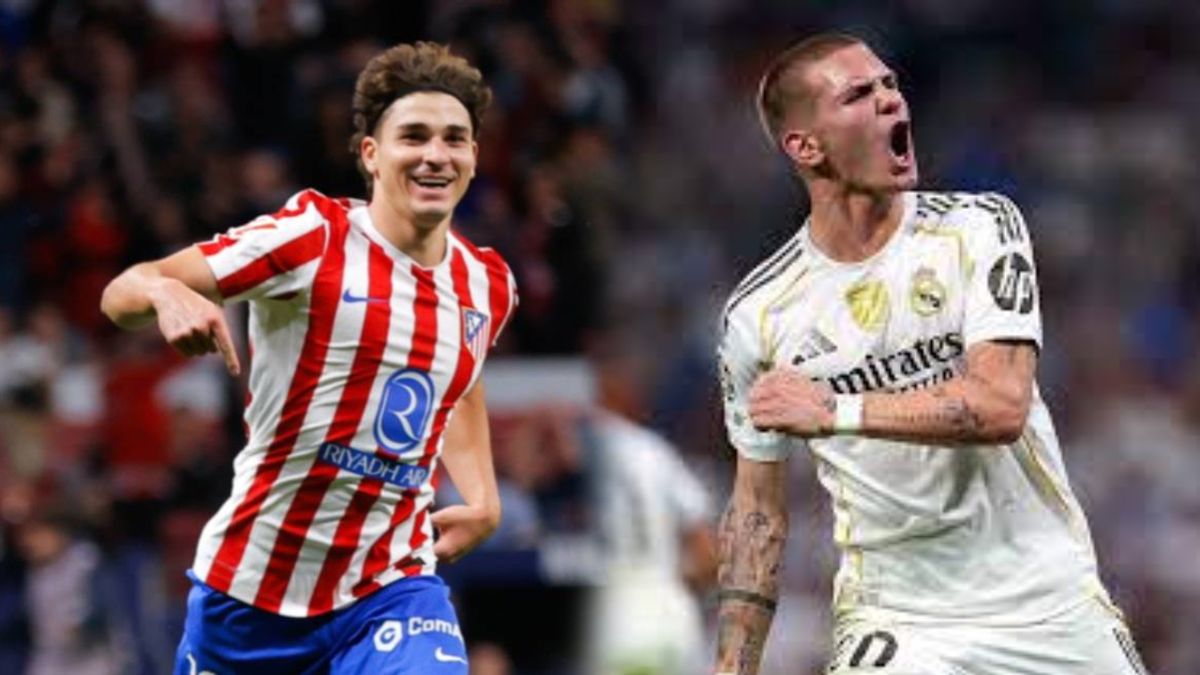 Julián Álvarez y Franco Mastantuono