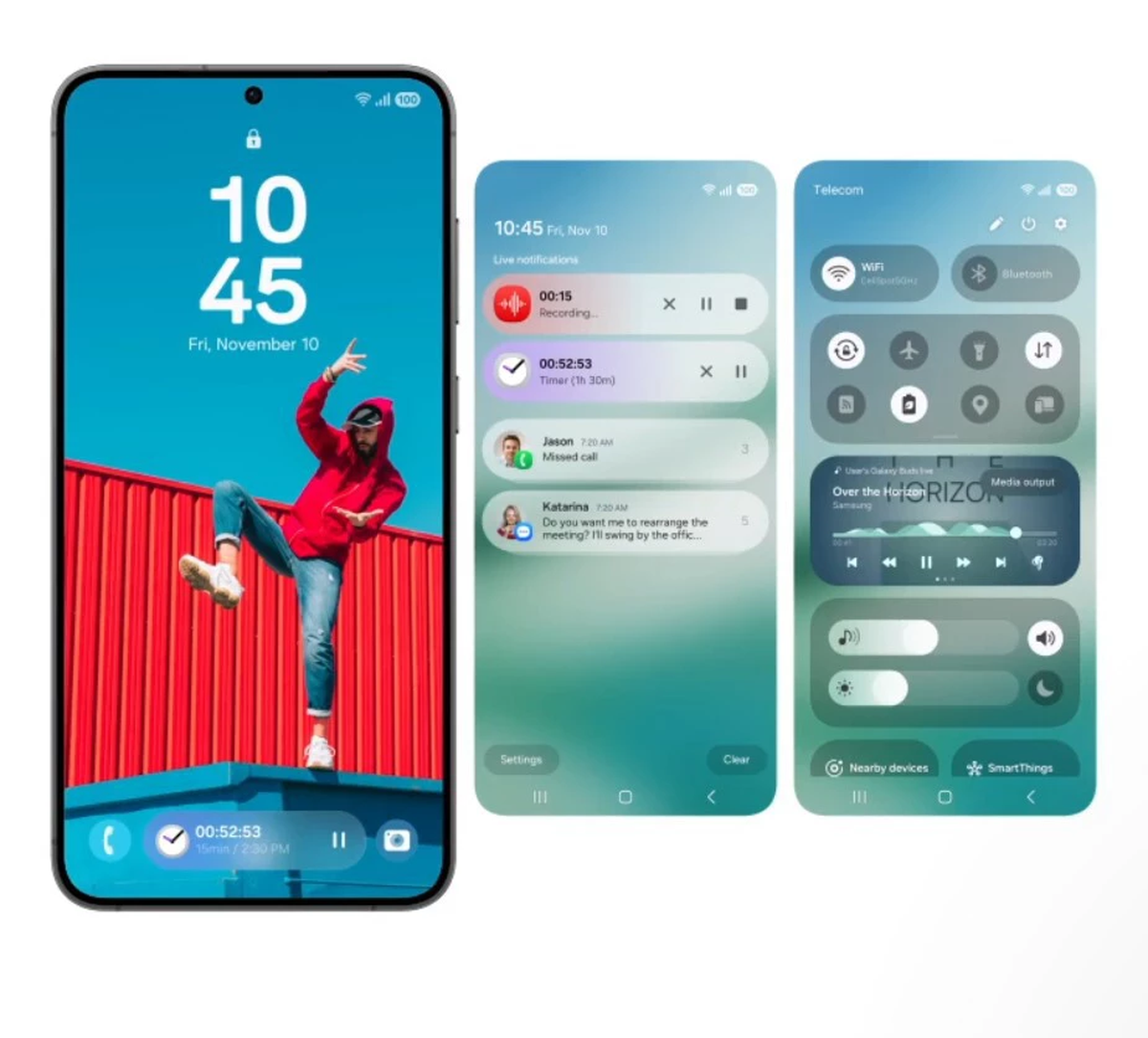 Samsung cambia su Centro de notificaciones inteligente. Samsung cambia su Centro de notificaciones inteligente.