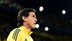 Claudio Úbeda no ocultó su felicidad en conferencia de prensa. Claudio Úbeda no ocultó su felicidad en conferencia de prensa.