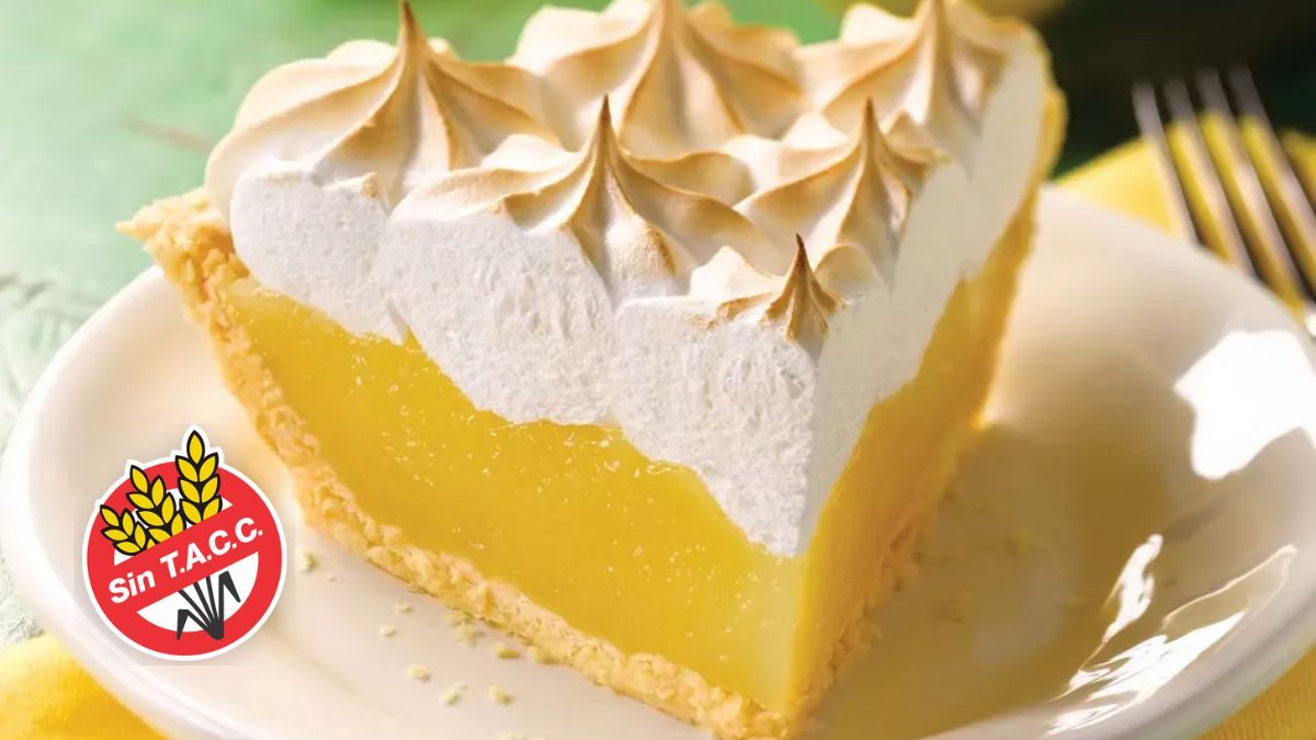 Este delicioso lemon pie sin TACC es igual de exquisito que su receta original.