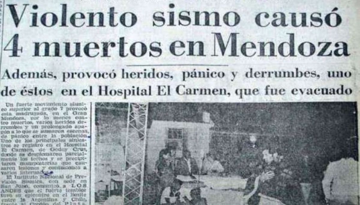 Un diario de la época da cuenta de la primera información acerca del terremoto del 26 de enero de 1985. Un diario de la época da cuenta de la primera información acerca del terremoto del 26 de enero de 1985.