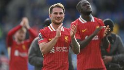 Alexis Mac Allister está cerca de ser campeón con Liverpool.