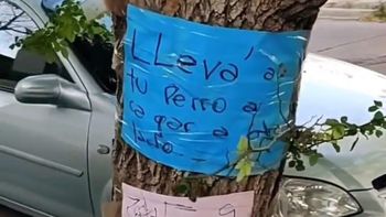 Un mendocino se cansó del perro del vecino y le dejó un polémico cartel