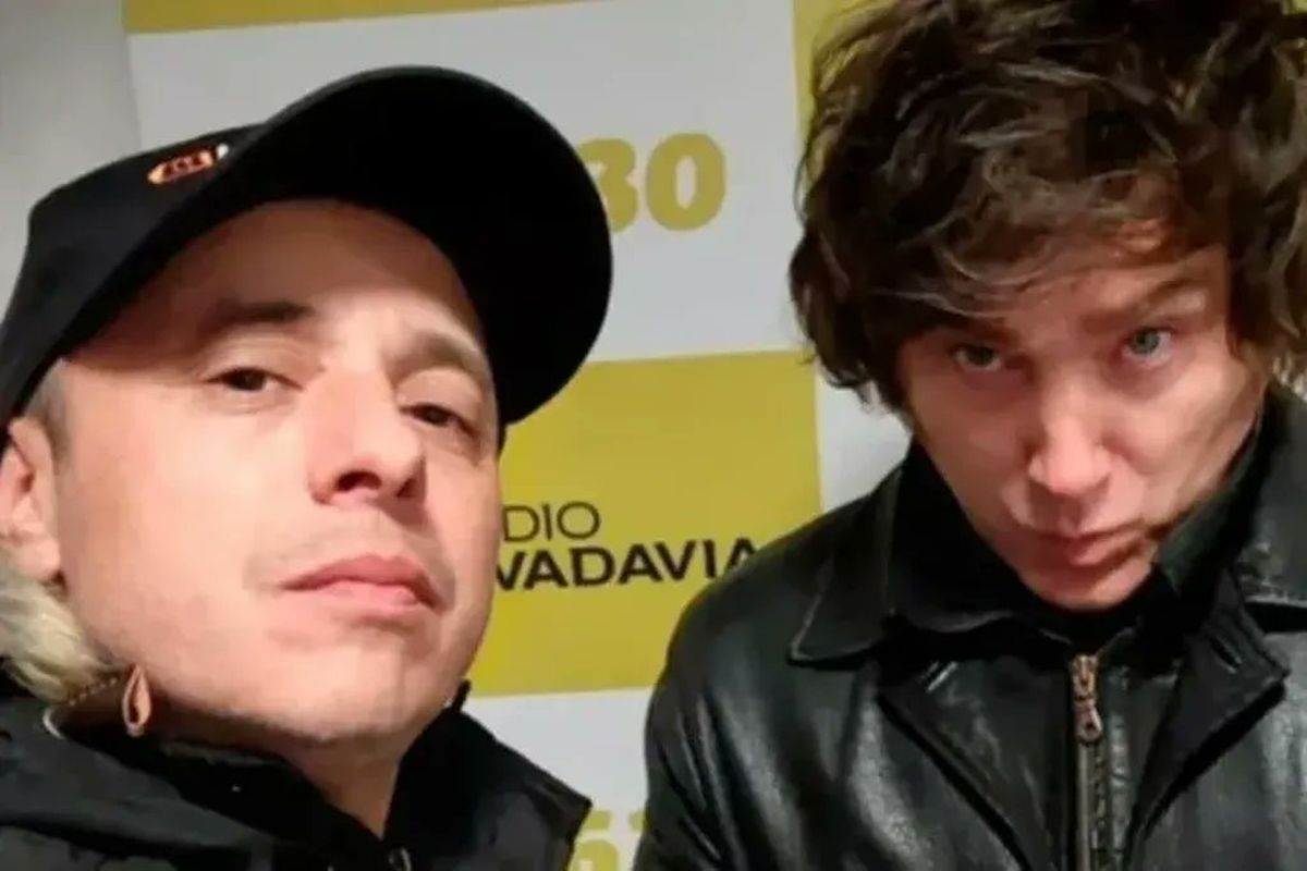 El Dipy y Javier Milei son amigos y tienen coincidencias políticas.