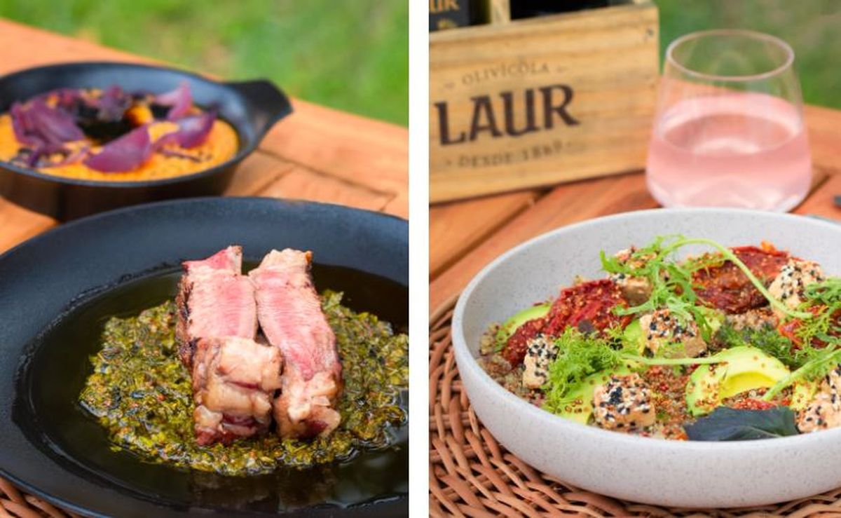 El restorán Experiencia Laur ofrecerá una cocina mediterránea a base de fuego acompañado de aceto balsámico y aceite de oliva intervenido en todos sus platos.