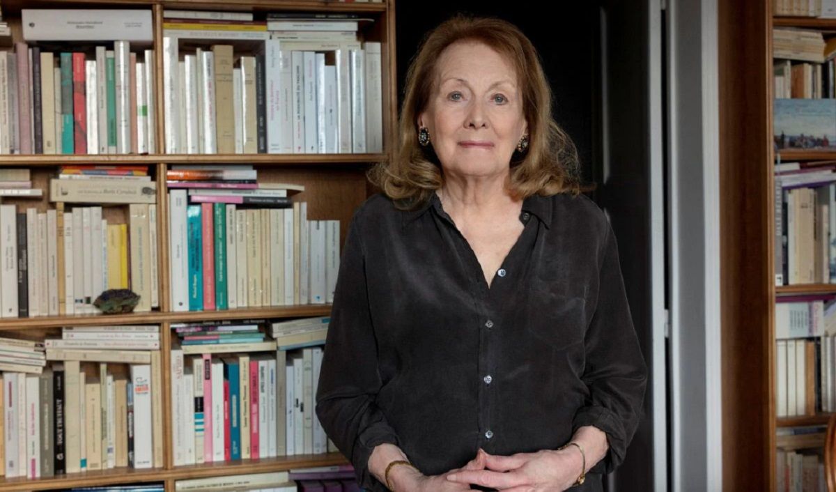 Annie Ernaux, la escritora francesa de 82 años, autora de Pura pasión.