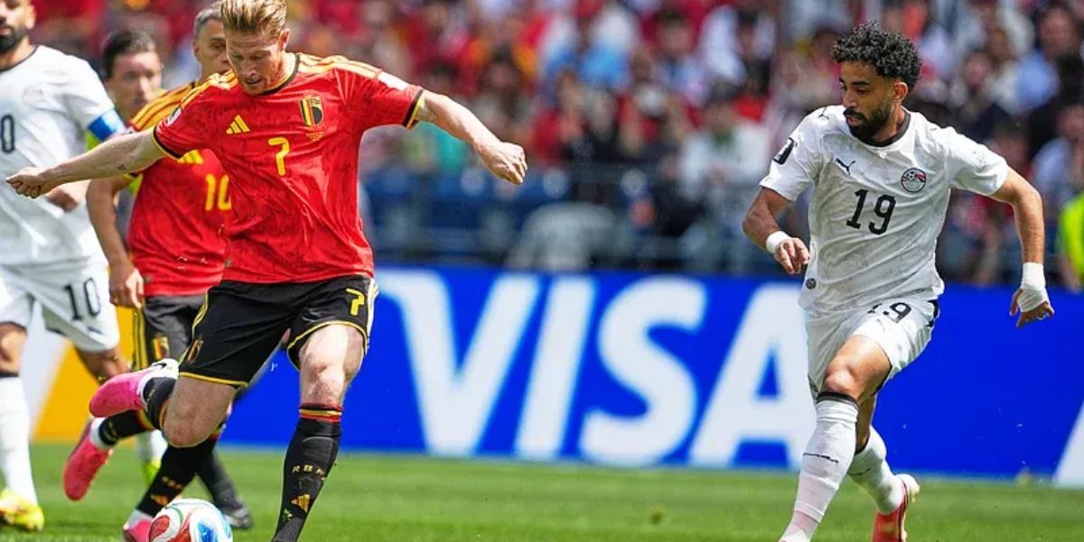 Kevin De Bruyne, luego ayudado pr Lukaku, fueron el arma ofensiva de Bélgica, que igualó en un partidazo con Egipto