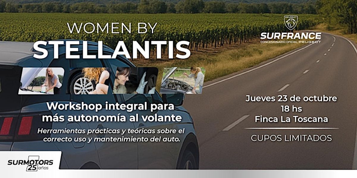Women by Stellantis, una experiencia gratuita creada para acompa&ntilde;ar a las mujeres en el correcto uso y mantenimiento de su autom&oacute;vil.