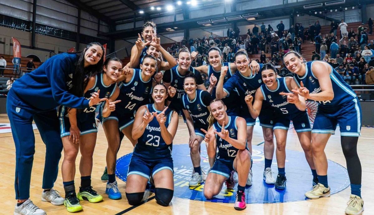 Argentina, con Victoria Gauna, subió a lo más alto del podio en el básquetbol femenino continental.