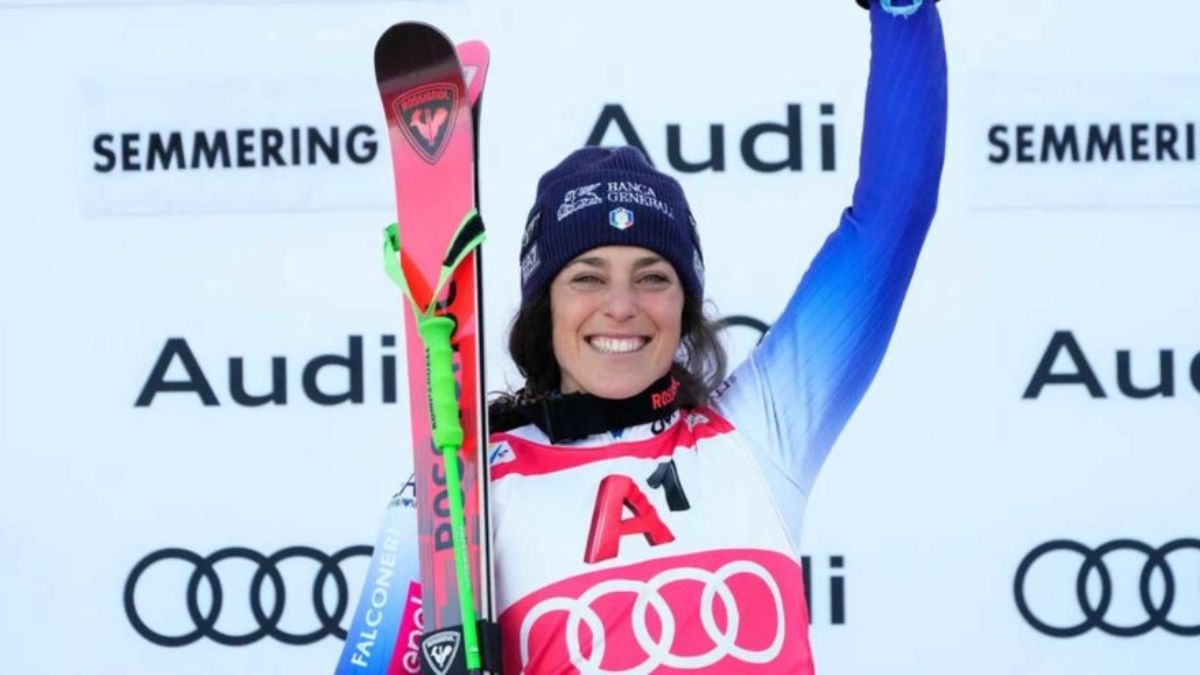 Brignone consiguió un nuevo triunfo en el mundo del esquí.