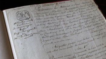 Pagaron 437.000 euros por el contrato matrimonial de Napoleón y  Josefina