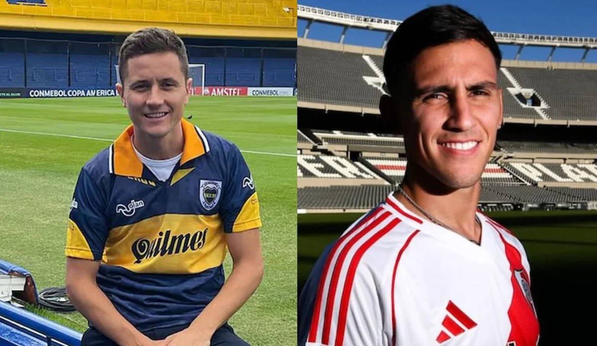 Boca y River sumaron muchos refuerzos en el actual mercado de pases. A Boca llegó de España Ander Herrera, y a River Matías Rojas, de Paraguay. Boca y River sumaron muchos refuerzos en el actual mercado de pases. A Boca llegó de España Ander Herrera, y a River Matías Rojas, de Paraguay.