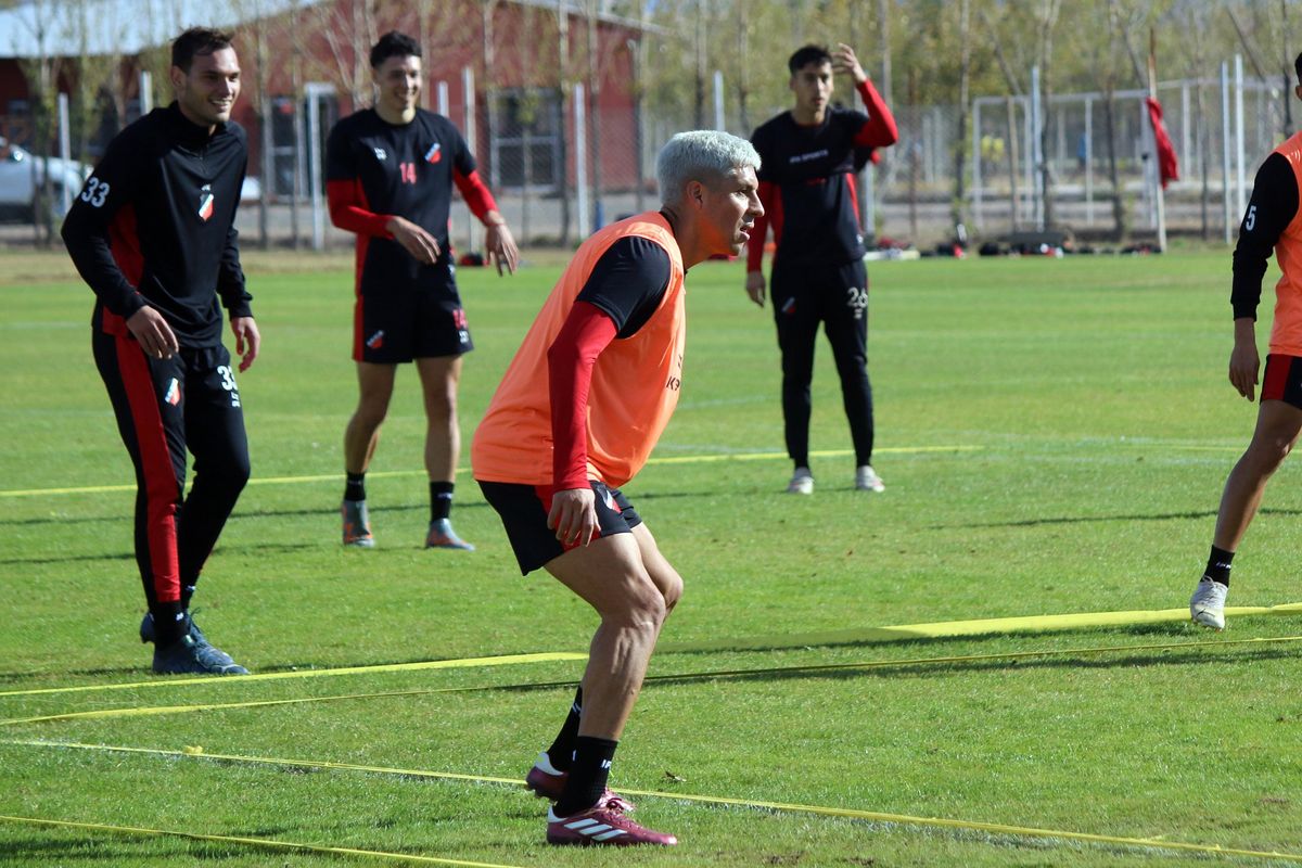 Enzo Pérez en el entrenamiento del Deportivo Maipú. Enzo Pérez en el entrenamiento del Deportivo Maipú.