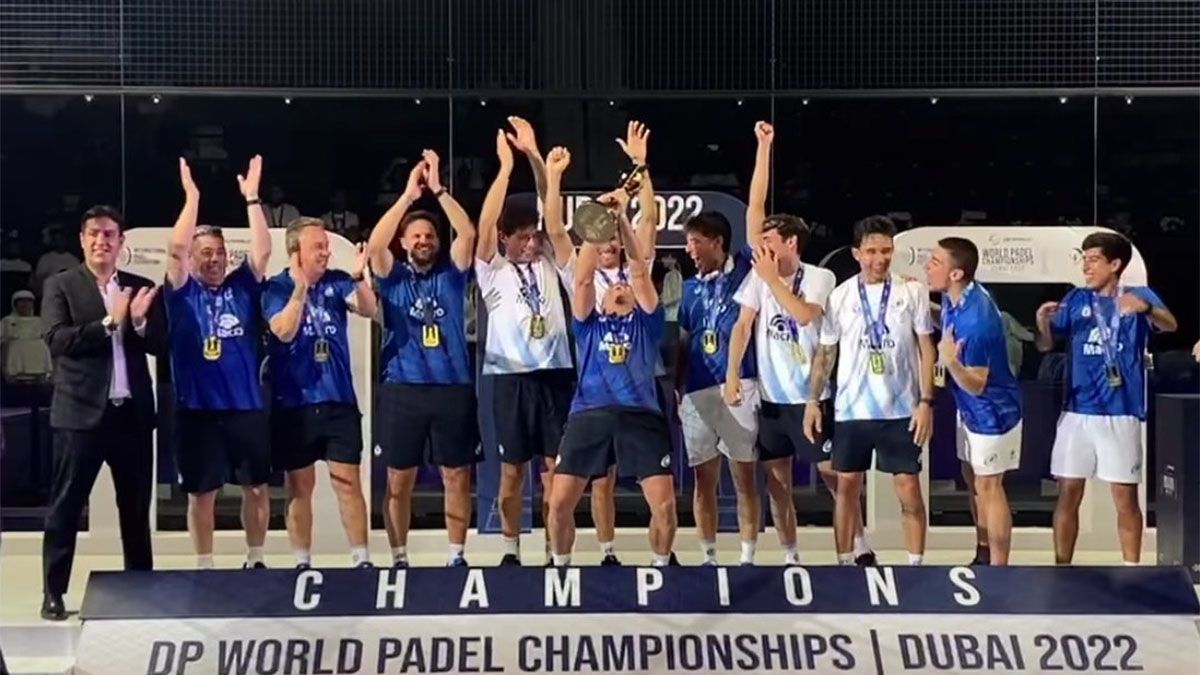 Argentina ganó el Mundial de Pádel.