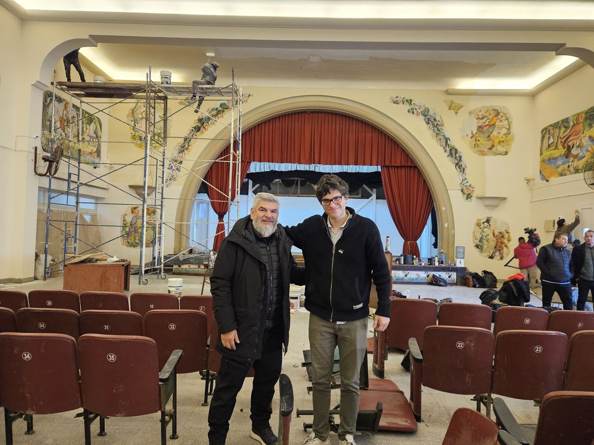 En una alianza entre la Fundación Pianoforte, que dirige el joven músico Leonardo Pittella, y el área de Cultura provincial, con Diego Gareca al frente, se recuperó el teatro de la escuela hogar.