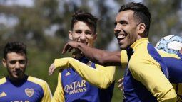 Lo esperaban en la práctica de Boca