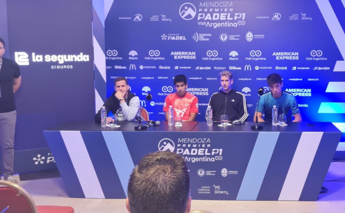 Dos de las mejores parejas del Mendoza Premier Pádel 2023 participaron del Media Day Dos de las mejores parejas del Mendoza Premier Pádel 2023 participaron del Media Day
