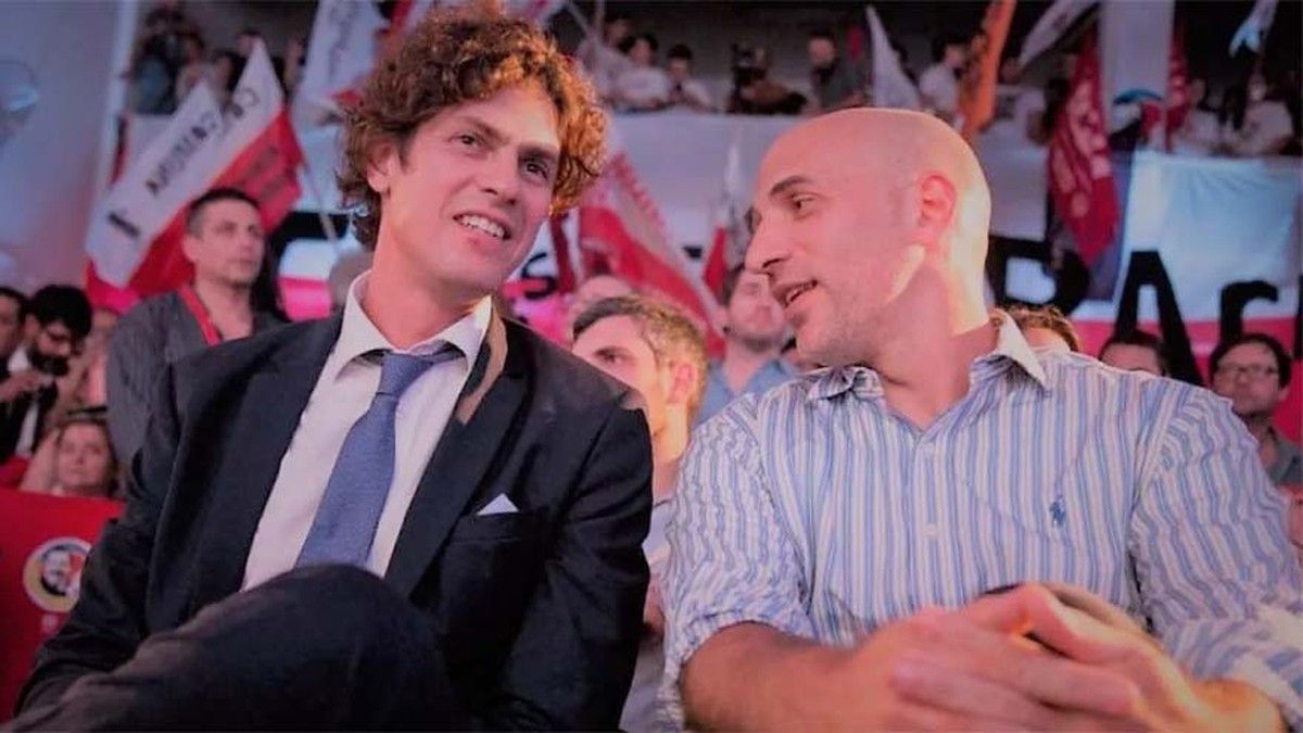 Martín Lousteau y Emiliano Yacobitti.