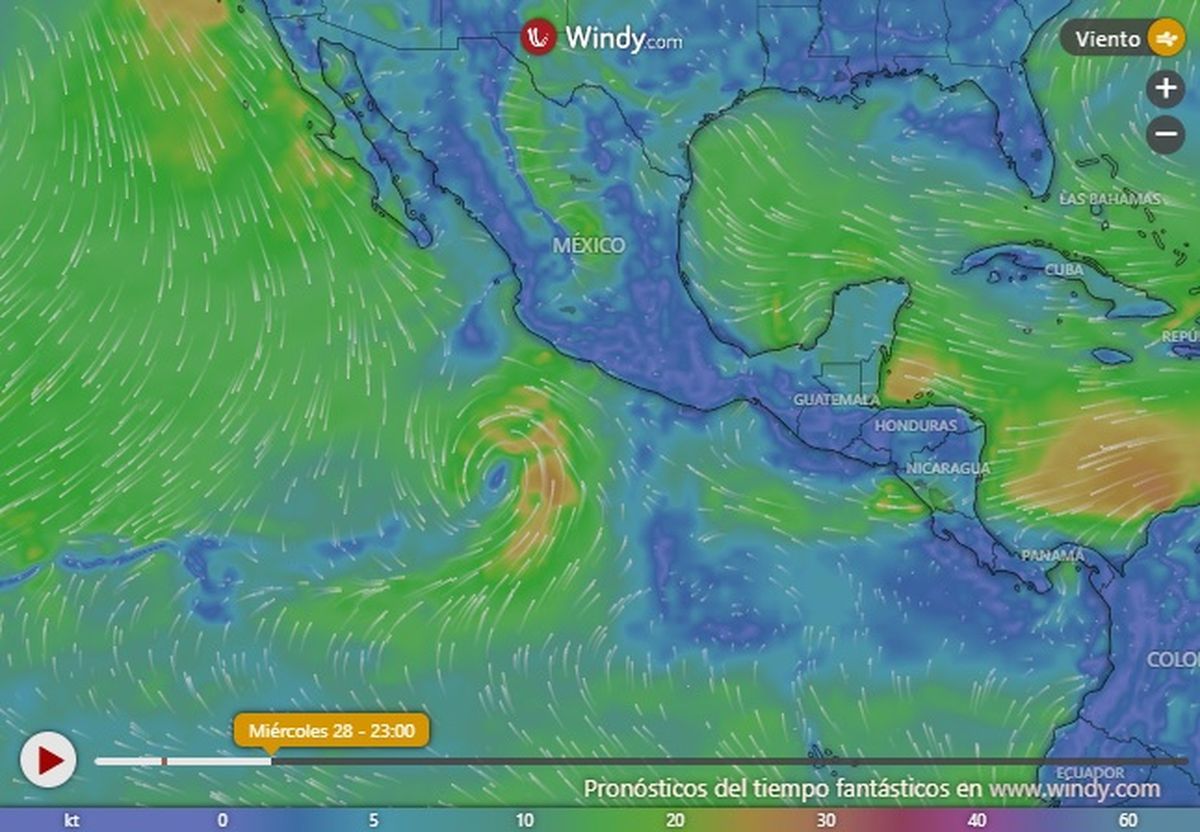 Así se forma el ciclón en el océano Así se forma el ciclón en el océano