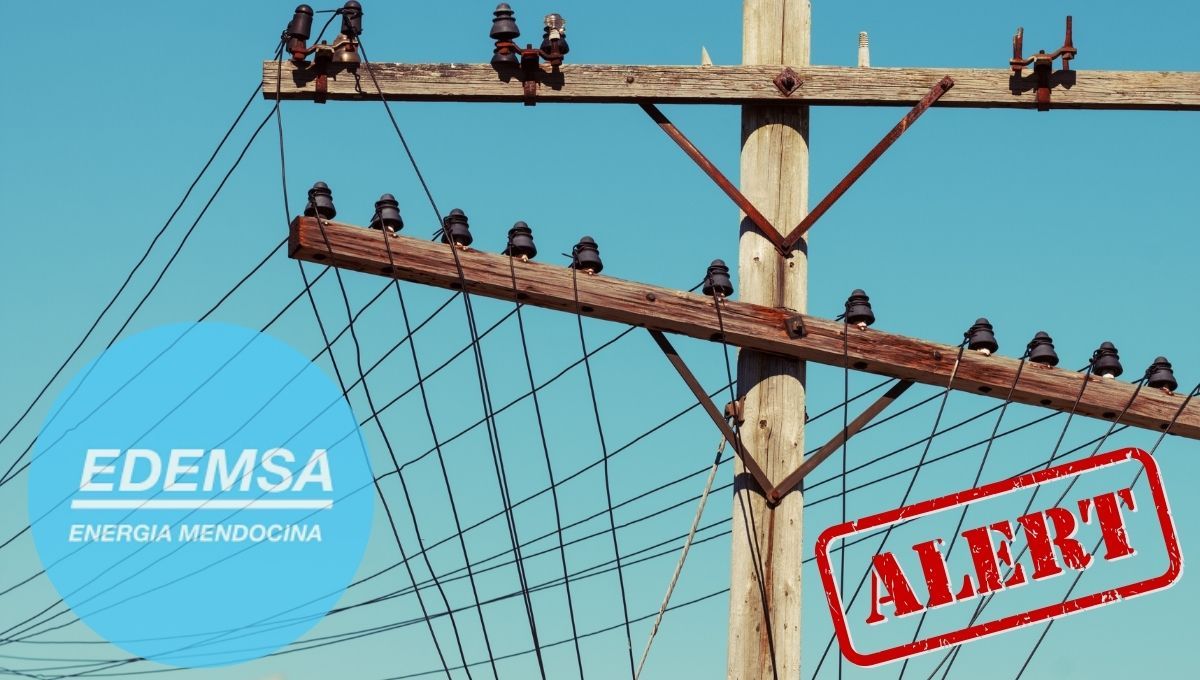 Edemsa lanzó una alerta sobre las zonas afectadas por el corte de luz