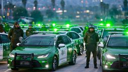 Carabineros de Chile en un operativo de seguridad.
